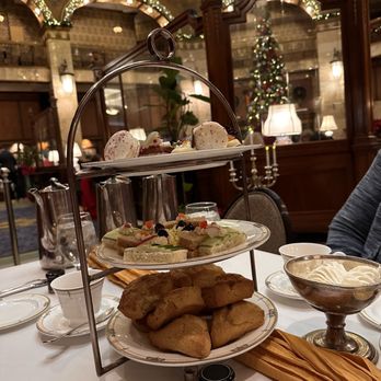 Afternoon Tea - The tea sandwich stand for the rest of my group - Tea Rooms Near Me - Denver, Colorado