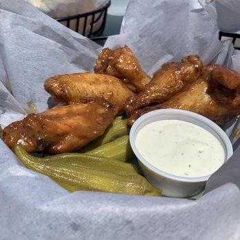 Rocks on the Roof - Delicious wings and picked okra - New American Near Me - Savannah, Georgia Rocks on the Roof - Delicious wings and picked okra - New American Near Me - Savannah, Georgia
