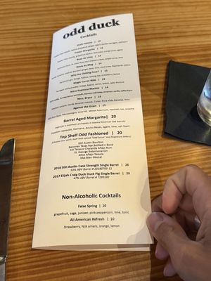 Menu photo 1 Odd Duck Austin, TX