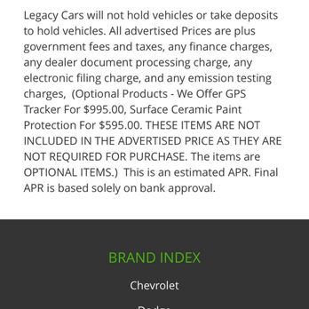 Legacy Cars - Car Dealers Near Me - El Cajon, California Legacy Cars - Car Dealers Near Me - El Cajon, California