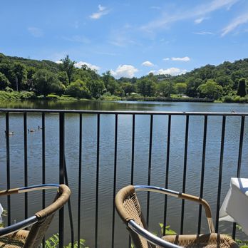 Gatsby's Landing - View From the Deck - New American Near Me - Roslyn, New York