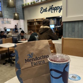 Mendocino Farms - This is my to go sandwich and drink. This is the pomegranate drink - Sandwiches Near Me - Kirkland, Washington Mendocino Farms - This is my to go sandwich and drink. This is the pomegranate drink - Sandwiches Near Me - Kirkland, Washington
