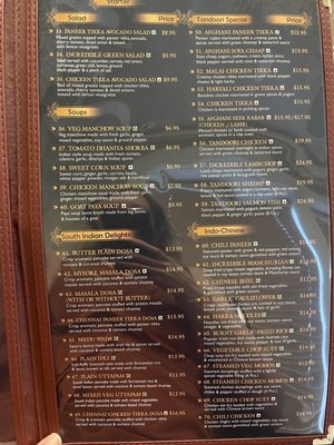 Menu photo 3 Incredible India Indianapolis, IN