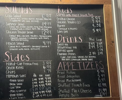 Menu photo 4 Fields Store Pit BBQ Waller, TX