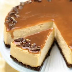 Winner Chicken Dinner - How about a nice big slice of Turtle Pecan New York Style Cheesecake?