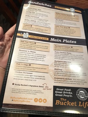 Menu photo 2 Rusty Bucket Restaurant and Tavern Upper Arlington, OH Menu photo 2 Rusty Bucket Restaurant and Tavern Upper Arlington, OH