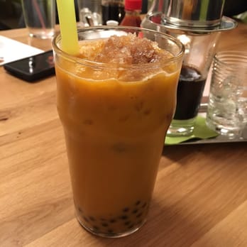 Zimtblüte - Thai ice tea with popping coffee boba - Chinese Near Me - Kaiserslautern, RP Zimtblüte - Thai ice tea with popping coffee boba - Chinese Near Me - Kaiserslautern, RP
