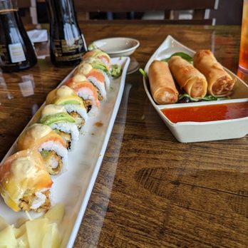 Konnichiwa - Mango madness with spring rolls - Japanese Near Me - Winston-Salem, North Carolina