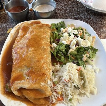 Mariscos El Barco Bar And Grill - Veggie burrito supreme with ranchero sauce - Mexican Near Me - Staunton, Virginia Mariscos El Barco Bar And Grill - Veggie burrito supreme with ranchero sauce - Mexican Near Me - Staunton, Virginia