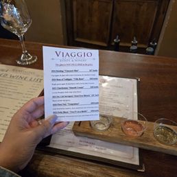 Free flight of wine when you post about Viaggio on social media! Free flight of wine when you post about Viaggio on social media!