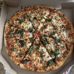 Domino's Pizza - Spinach and Feta Cheese Medium Pizza
