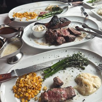 Mastro's Steakhouse - Dry aged Bone-In Ribeye 22oz Sautéed Corn Sautéed broccolini Garlic Mashed Potatoes - Steakhouses Near Me - San Francisco, California Mastro's Steakhouse - Dry aged Bone-In Ribeye 22oz Sautéed Corn Sautéed broccolini Garlic Mashed Potatoes - Steakhouses Near Me - San Francisco, California