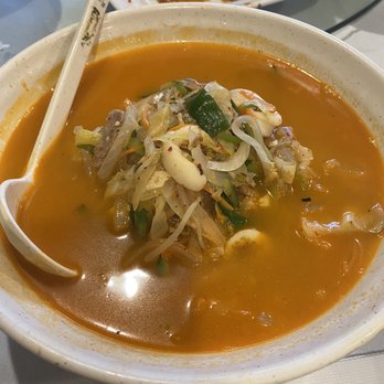 Chef Ping - Jampong (Spicy seafood noodle soup) - Chinese Near Me - Rolling Meadows, Illinois