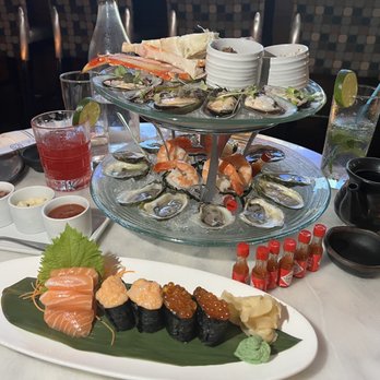 Blue Fin - Seafood Tower - Sushi Bars Near Me - New York, New York Blue Fin - Seafood Tower - Sushi Bars Near Me - New York, New York