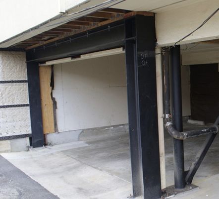 Seismic Retrofit, San Francisco, CA - Steel Moment Frame Installed for the Retrofit of Soft-Story in Wood Building, 
Collaboration with SIA Consulting