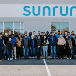 Sunrun Solar - Just a small group of our incredible team in front of our warehouse in east Peoria IL.