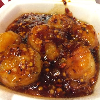 Tikiyaki - Volcano Shrimp! Looks spicy but it's not! Very yummy! - Fast Food Near Me - Orange, California