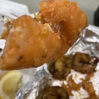 Cleo's - Charcoal Shrimp & Seared Salmon Platter - Mediterranean Near Me - New Orleans, Louisiana