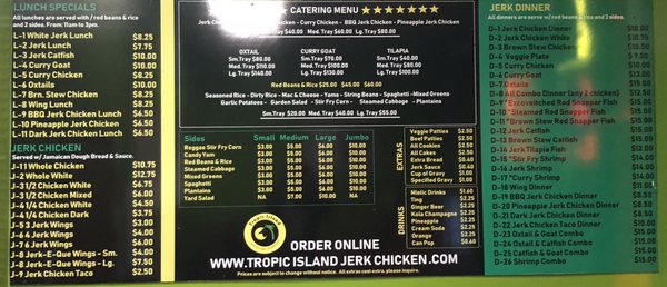 Tropic Island Jerk Chicken by null