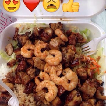 The Hungry Ninja - Shrimp & Chicken combo!! About $7-8 totally worth it! - Fast Food Near Me - Valencia, California The Hungry Ninja - Shrimp & Chicken combo!! About $7-8 totally worth it! - Fast Food Near Me - Valencia, California