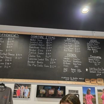 Nickel BBQ - Menu board - Barbeque Near Me - Floresville, Texas