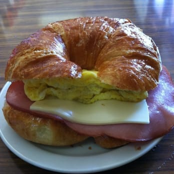 World's Fare Donuts - Ham, Egg, & Cheese Croissantwich - Donuts Near Me - Hayward, California World's Fare Donuts - Ham, Egg, & Cheese Croissantwich - Donuts Near Me - Hayward, California