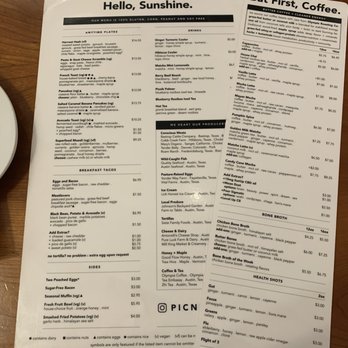 Picnik - Burnet Road - Menu - New American Near Me - Austin, Texas
