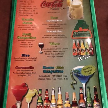 La Cocina - New drink/alcohol menu - Mexican Near Me - Lakewood, New York