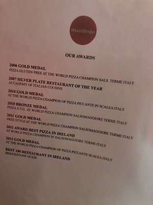 Menu photo 2 Manifesto Dublin, D Menu photo 2 Manifesto Dublin, D