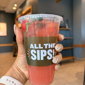 Panera Bread - Strawberry basil lemonade - Sandwiches Near Me - Wayne, New Jersey