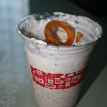 Jack in the Box - Oreo cookie ice cream shake (ate the whipped cream)--mixed it a bit but you can see the top layer is mostly vanilla ice cream - Fast Food Near Me - Daly City, California Jack in the Box - Oreo cookie ice cream shake (ate the whipped cream)--mixed it a bit but you can see the top layer is mostly vanilla ice cream - Fast Food Near Me - Daly City, California