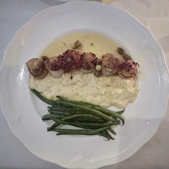 Gretchen’s Bistro - Pistachio butter scallops - Desserts Near Me - Oriental, North Carolina