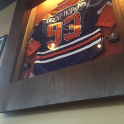 Boston Pizza - Lots of sports memorabilia here. Big nice tvs for sports too!