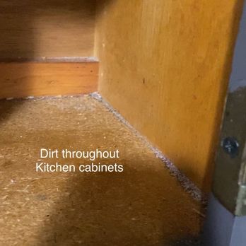 Lodi Property Management - Dirt throughout all kitchen cabinets - Property Management Near Me - Lodi, California