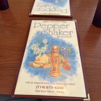 Pepper Shaker Restaurant - the menu - Breakfast & Brunch Near Me - La Habra, California