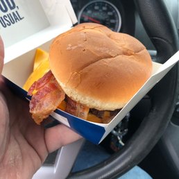 Butter burger w bacon