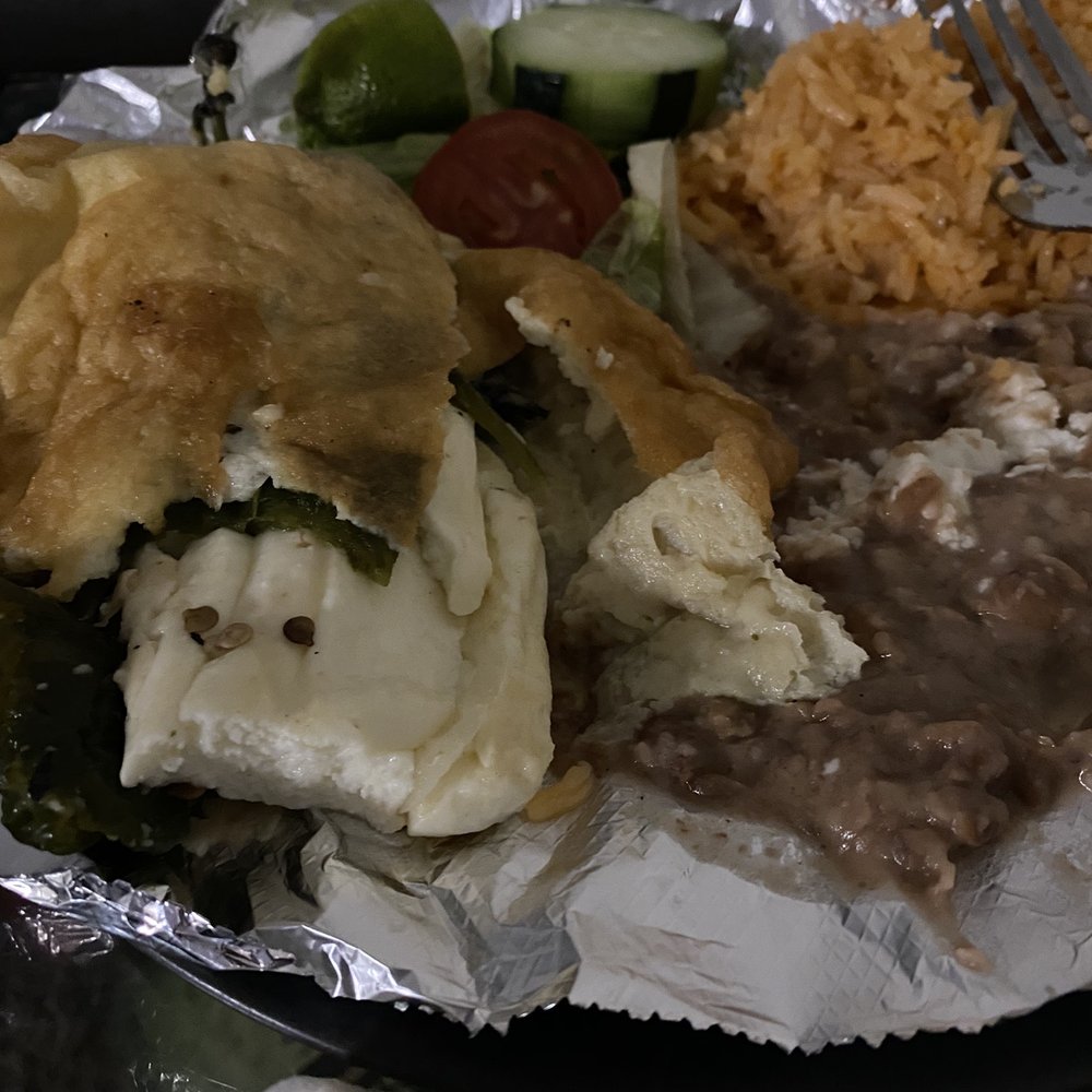 This is supposed to be a Chile Relleno Plate This is supposed to be a Chile Relleno Plate