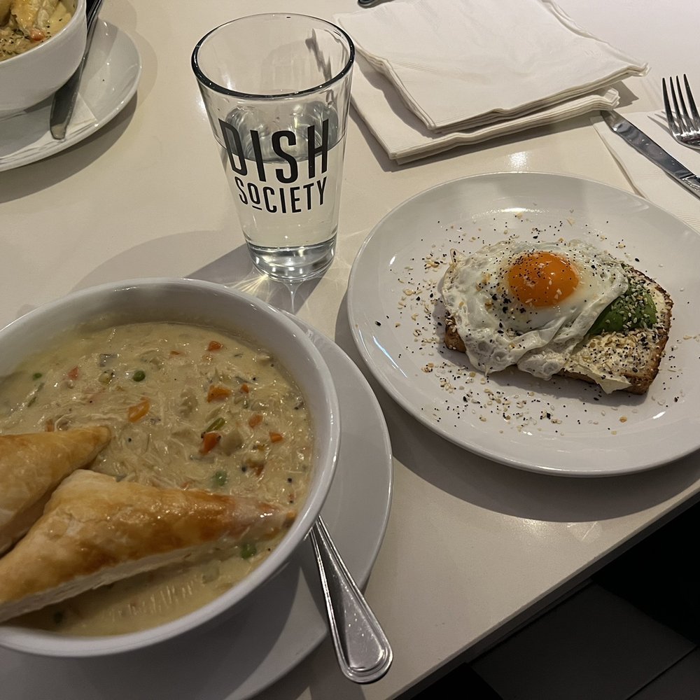 Dish Society - Deconstructed Chicken Pot Pie and an Avocado Toast - Breakfast & Brunch Near Me - Houston, Texas Dish Society - Deconstructed Chicken Pot Pie and an Avocado Toast - Breakfast & Brunch Near Me - Houston, Texas