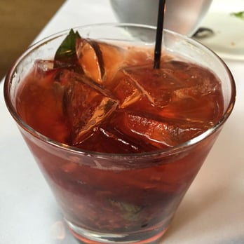 Gracie's - Pisco, Mint, Strawberry Cocktail - New American Near Me - Providence, Rhode Island
