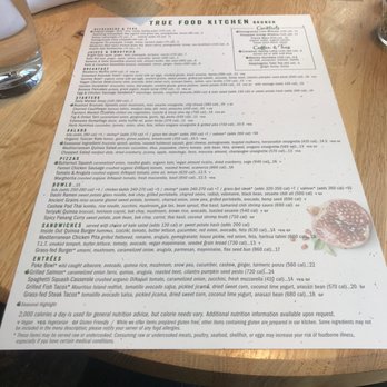 True Food Kitchen - Menu - Vegetarian Near Me - Pasadena, California True Food Kitchen - Menu - Vegetarian Near Me - Pasadena, California