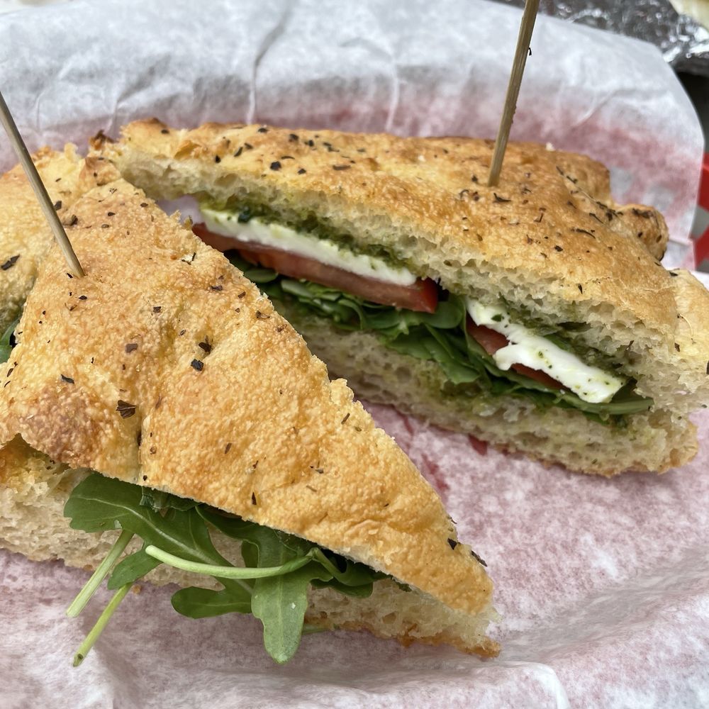 Oceanview Terrace - caprese foccacia sandwich - Cafeteria Near Me - La Jolla, California