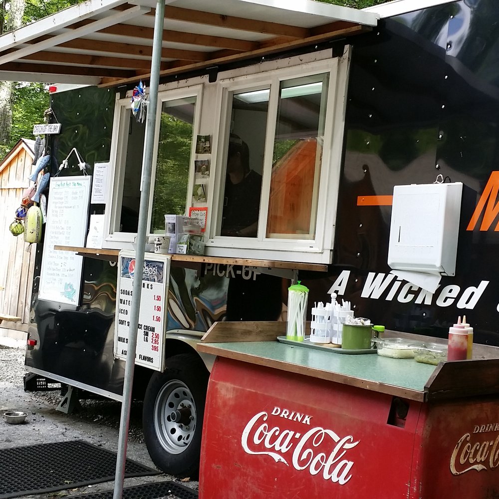 Frog Rock - The Kitchen Trailer has nice chowder, fries and burgers - Landmarks & Historical Buildings Near Me - Eastford, Connecticut Frog Rock - The Kitchen Trailer has nice chowder, fries and burgers - Landmarks & Historical Buildings Near Me - Eastford, Connecticut
