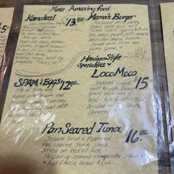 Pineapples - Menu