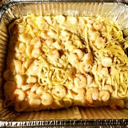 Shrimp scampi.