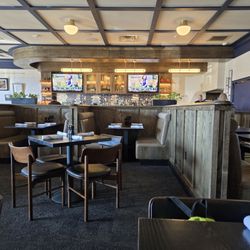 Karrington Rowe - Looking at the Bar area from our table.   Kitchen to the right