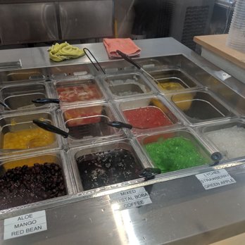Teaspoon Milpitas - What the toppings look like (not self serve) - Coffee & Tea Near Me - Milpitas, California