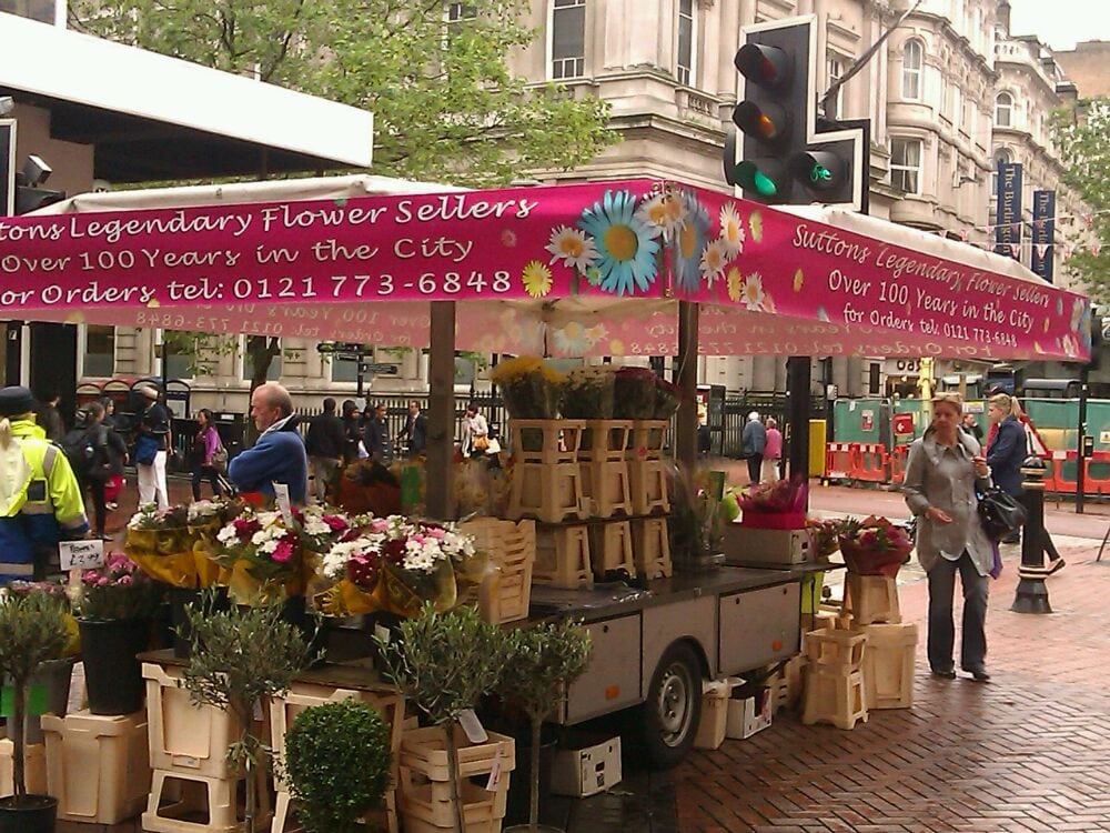 SUTTON FLOWERS 130 New Street, Birmingham, West Midlands, United