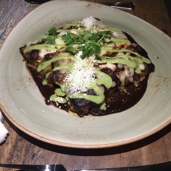 The Painted Burro - Mole enchiladas. Good but the mole was a little sweeter than I normally like - Mexican Near Me - Somerville, Massachusetts The Painted Burro - Mole enchiladas. Good but the mole was a little sweeter than I normally like - Mexican Near Me - Somerville, Massachusetts