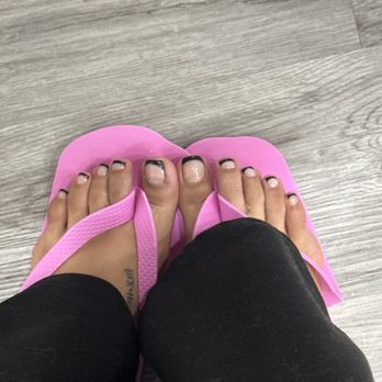 Organic Nail Lounge - French tip pedicure - Nail Salons Near Me - Henderson, Nevada