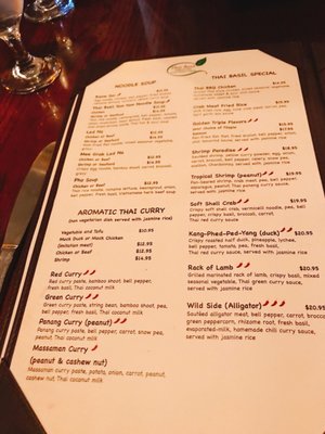 Menu photo 5 Thai Basil Collingswood, NJ